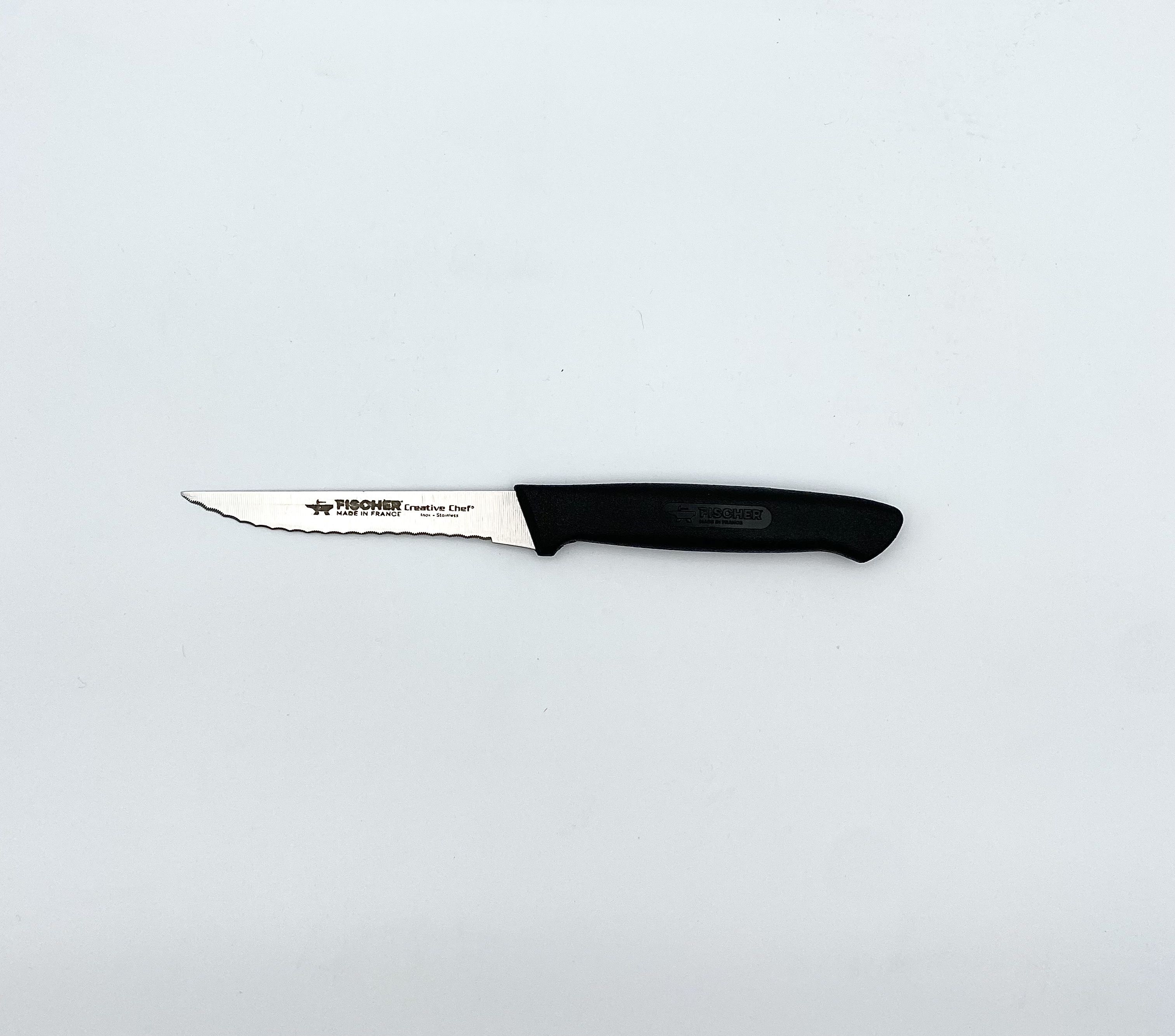 Couteau à steak, lame inox de 100 mm, bout rond - MJPRO - Restauration  collective : Equipement & Fournitures - Mongin Jauffret, Maison fondée en  1860