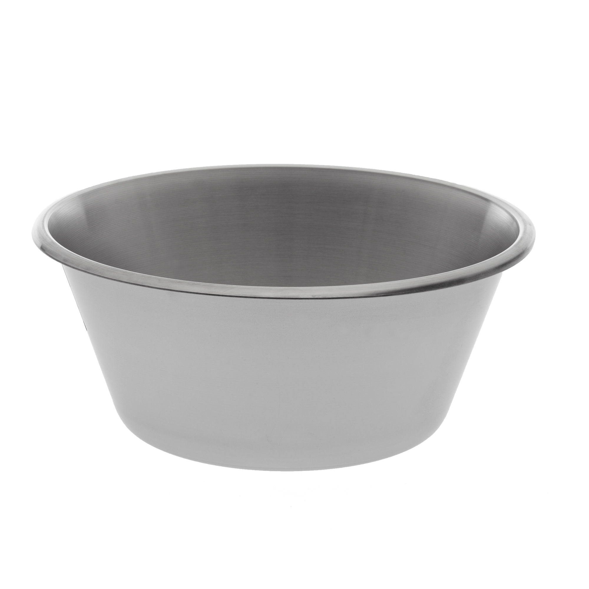 Bassine inox fonc plat