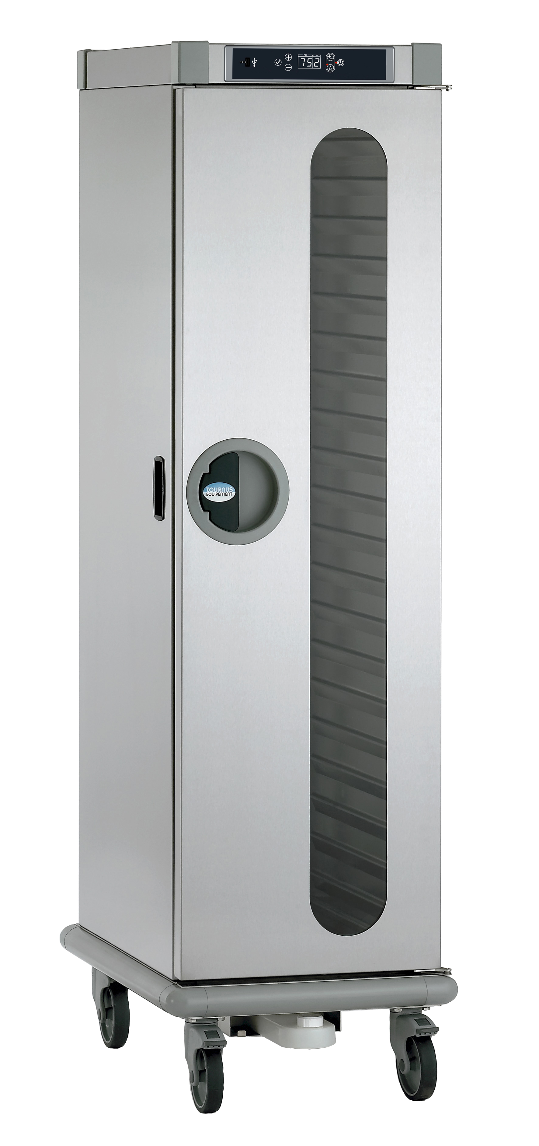 Chariot Roll' Service GN 1/1, 20 niveaux, porte vitrée à hygrométrie contrôlée