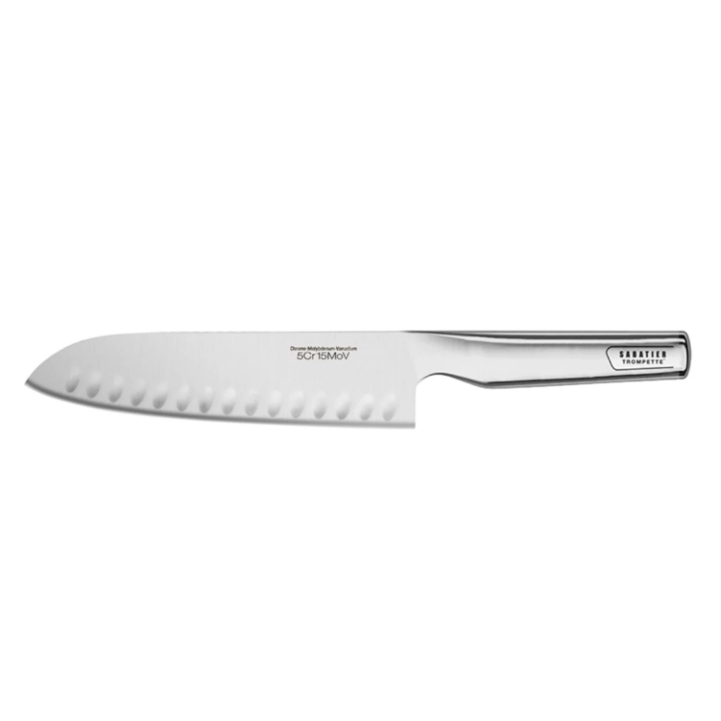 Couteau tout inox Santoku 17 cm