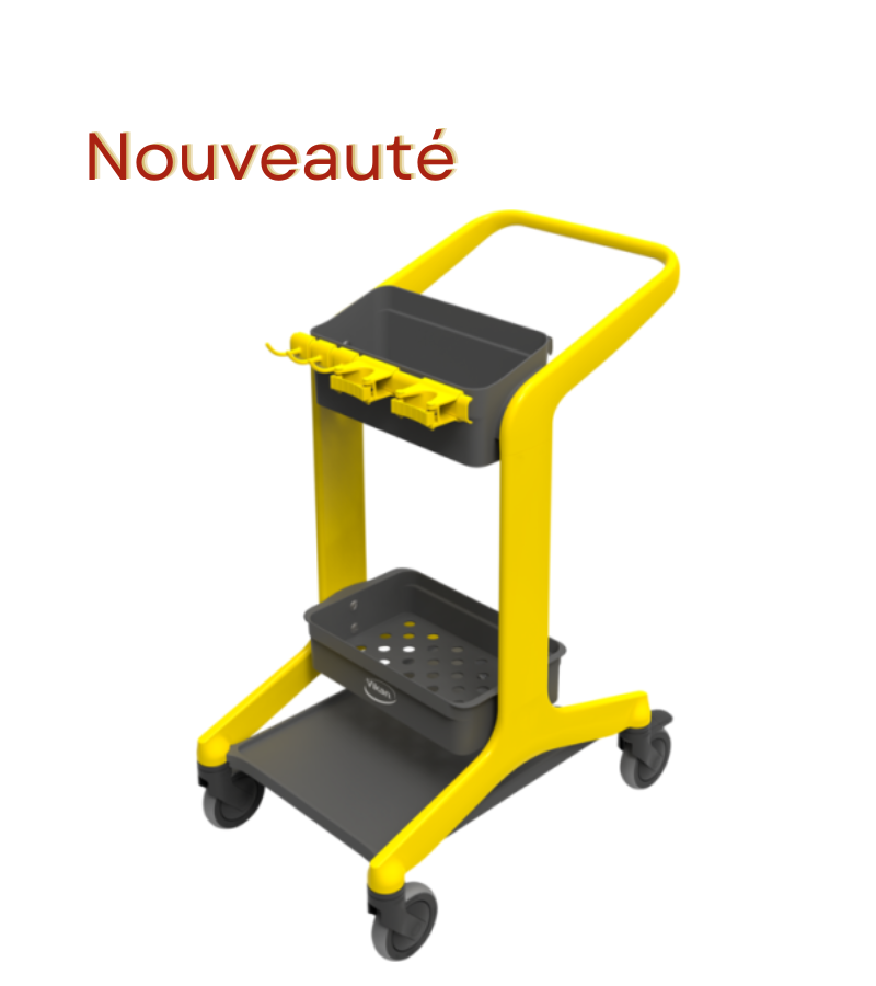 Chariot Station de Nettoyage mobile HYGO - Jaune