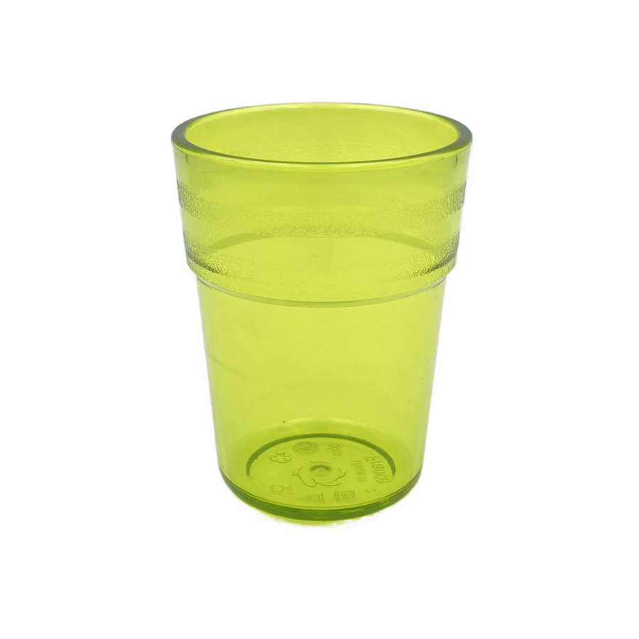 Gobelet jaune en copolyester 20 cl