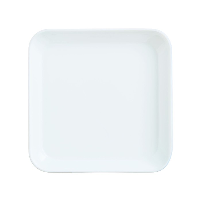 Assiette carrée Heat System 20x20 cm